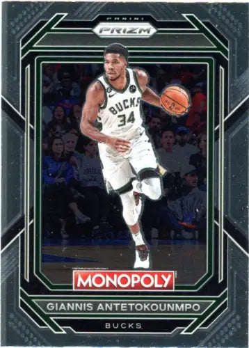 2022-23 Panini Prizm Monopoly Giannis Antetokounmpo basketball card for collectors