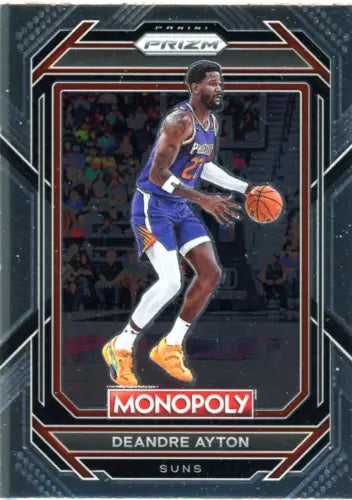 Deandre Ayton basketball card from 2022-23 Panini Prizm Monopoly Phoenix Suns