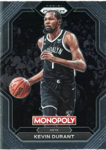 Kevin Durant basketball card from 2022-23 Panini Prizm Monopoly All-Stars collection