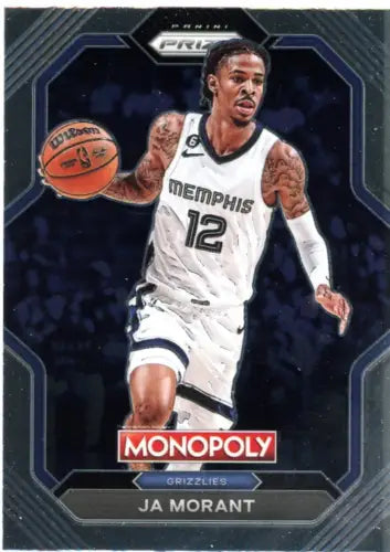 Ja Morant 2022-23 Panini Prizm Monopoly All-Stars basketball card from Memphis Grizzlies