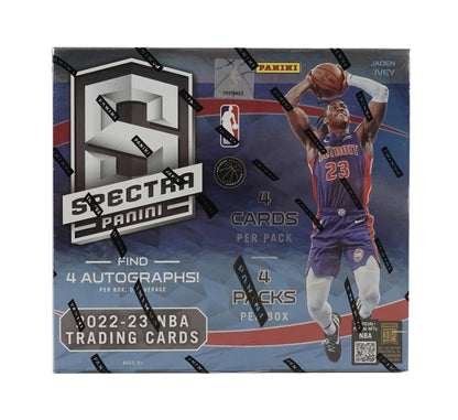 2022-23 Panini Spectra Basketball Hobby Box with rookie jersey autographs and one-of-one nebula