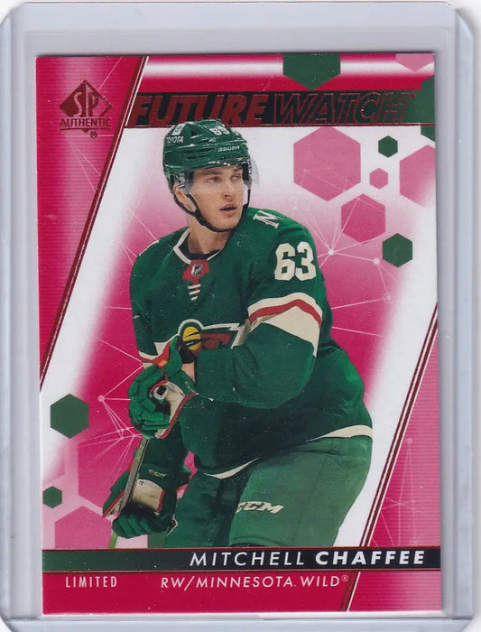 Hockey trading card of Mitchell Chaffee from Minnesota Wild, 2022-23 Upper Deck