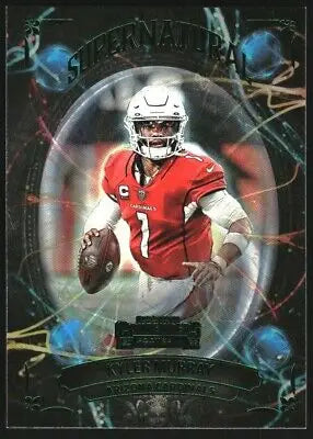 Kyler Murray football card from 2022 Panini Contenders Supernatural Emerald collection