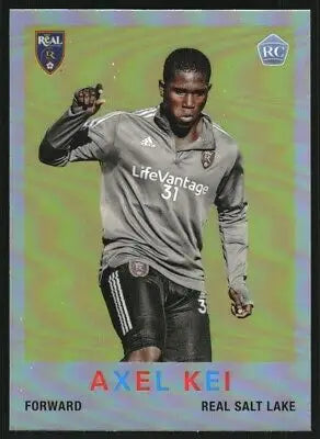 Axel Kei Rookie Card from 2022 Topps Chrome MLS Real Salt Lake NM-MT condition