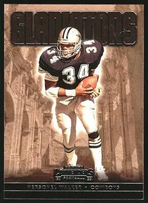 Herschel Walker 2022 Panini Contenders Gladiators Dallas Cowboys Football Card NM-MT