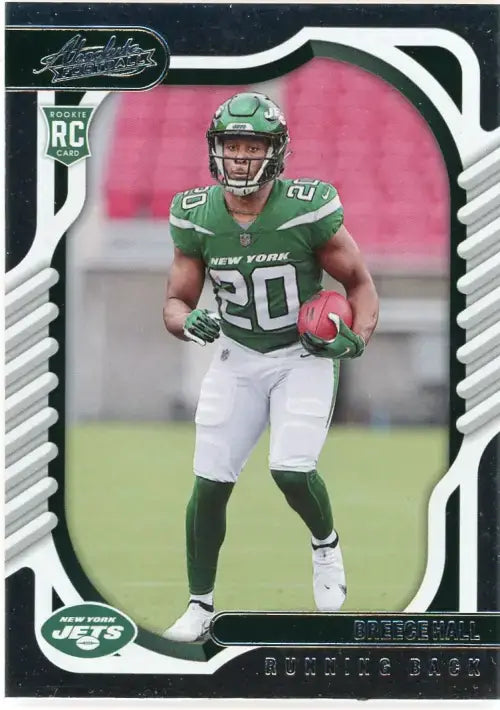 2022 Absolute Retail #114 Breece Hall Rookie New York Jets Football Card NM-MT