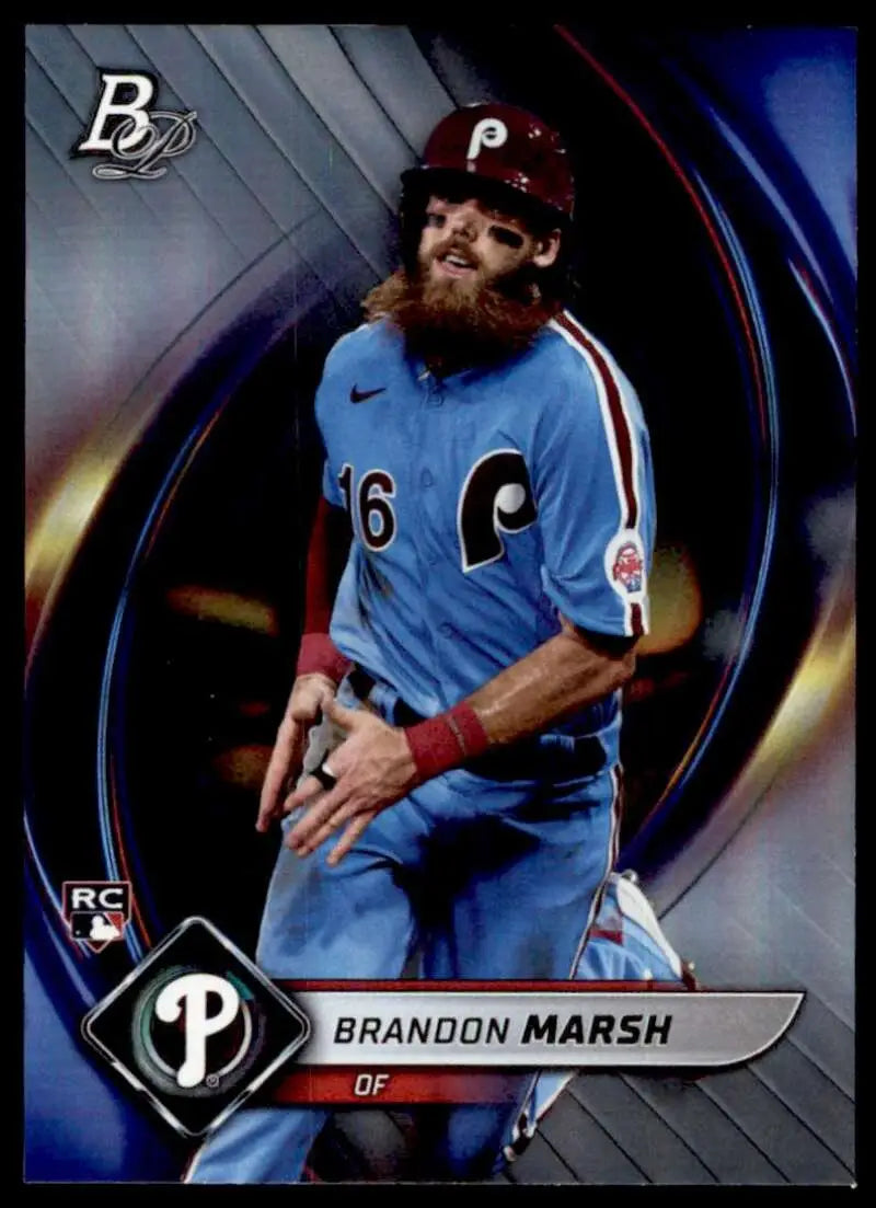 2022 Bowman Platinum #4 Brandon Marsh NM Near Mint RC Rookie Phillies