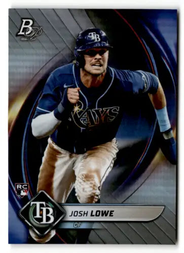 Josh Lowe 2022 Bowman Platinum #81 RC rookie card with original gloss finish