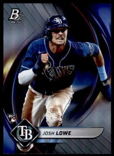 2022 Bowman Platinum #81 Josh Lowe NM-MT RC Rookie baseball card with original gloss