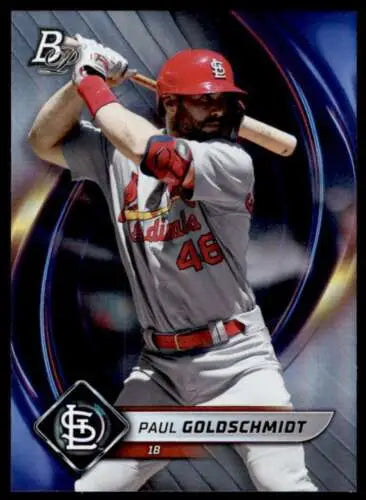 Paul Goldschmidt 2022 Bowman Platinum #88 baseball card with original gloss finish