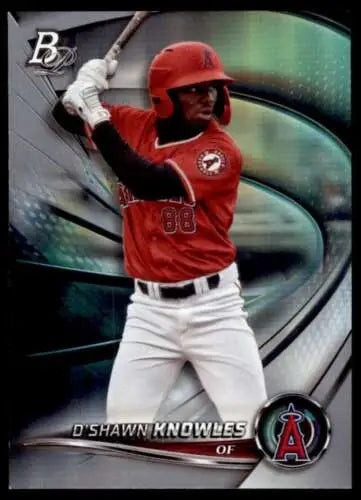 2022 Bowman Platinum Top Prospects D’Shawn Knowles Baseball Card NM-MT Angels Original Gloss