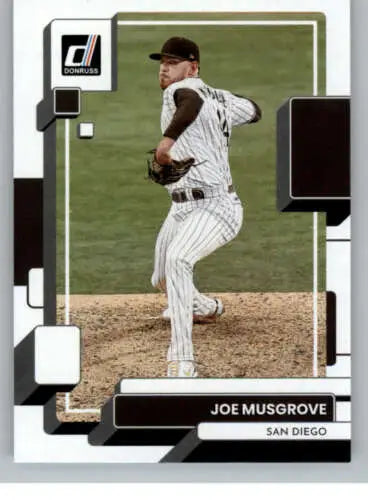 Joe Musgrove original gloss baseball card 2022 Donruss #182 NM-MT Padres Simply Sandoval