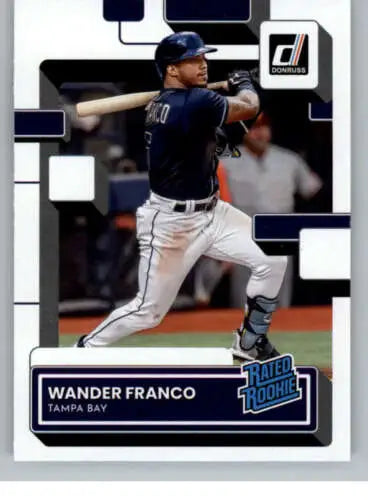 Wander Franco 2022 Donruss Rated Rookies baseball card with original gloss finish