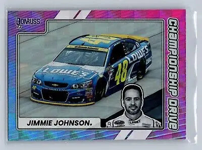 Jimmie Johnson 2022 Donruss CD8 Championship Drive racing card for collectors