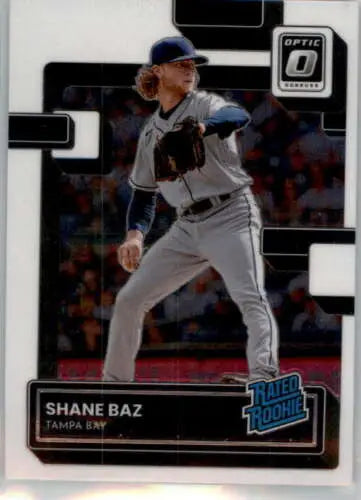 Shane Baz Donruss Optic rookie card featuring original gloss in NM-MT condition