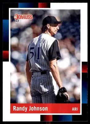 Randy Johnson baseball card from 2022 Donruss Randy Johnson Retro 1988 series