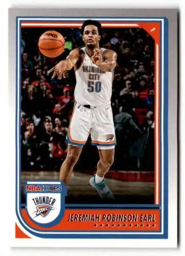 Jeremiah Robinson-Earl Oklahoma City Thunder basketball card original gloss collectible