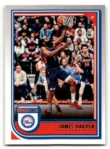 James Harden Philadelphia 76ers basketball card with original gloss finish NM-M condition