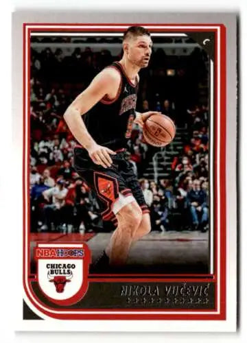 Nikola Vučević Chicago Bulls Basketball Card 2022 Hoops #77 Original Gloss Quality