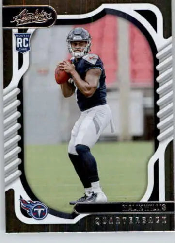 Malik Willis rookie card from 2022 Panini Absolute with original gloss finish