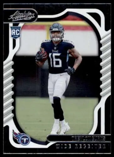 2022 Panini Absolute #112 Treylon Burks NM Near Mint RC Rookie Football Trading Card