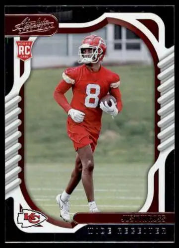 2022 Panini Absolute #174 Justyn Ross NM Mint RC Rookie Football Trading Card