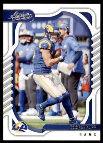 Cooper Kupp 2022 Panini Absolute football card with original gloss for LA Rams fans