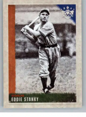 Eddie Stanky baseball card from 2022 Panini Diamond Kings with original gloss finish