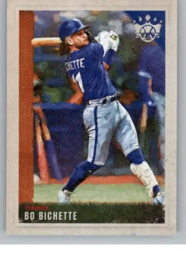 Bo Bichette 2022 Panini Diamond Kings baseball card with original gloss features