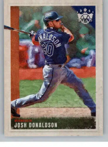 2022 Panini Diamond Kings Josh Donaldson baseball card with original gloss for collectors