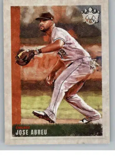 Jose Abreu baseball card from 2022 Panini Diamond Kings with original gloss finish