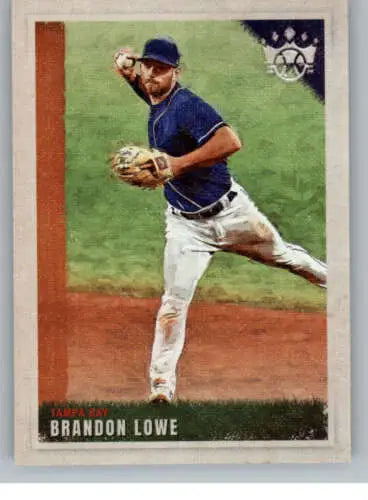 Brandon Lowe baseball card from 2022 Panini Diamond Kings with original gloss finish