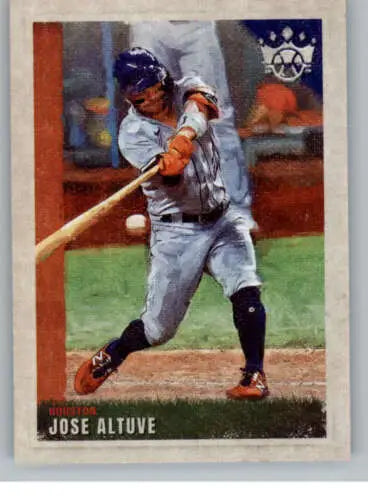 2022 Panini Diamond Kings #50 Jose Altuve baseball card with original gloss finish