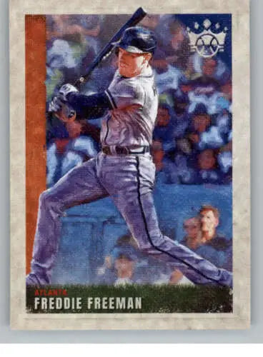 Freddie Freeman baseball card from 2022 Panini Diamond Kings showcasing original gloss