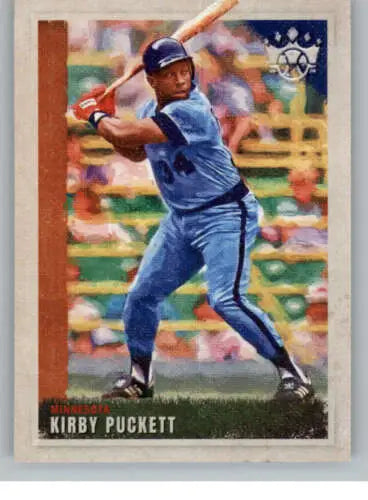 2022 Panini Diamond Kings #63 Kirby Puckett baseball card with original gloss, NM-MT condition