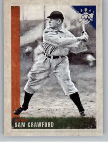 Vintage Baseball Card 2022 Panini Diamond Kings Sam Crawford with original gloss