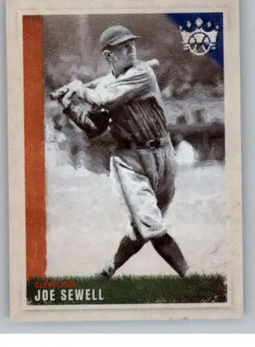 Joe Sewell baseball card from 2022 Panini Diamond Kings with original gloss details