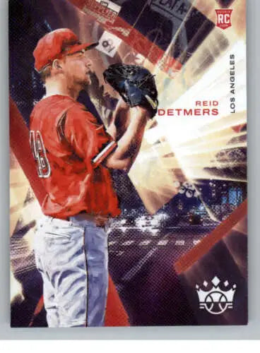 2022 Panini Diamond Kings Reid Detmers baseball card with original gloss, NM-MT RC