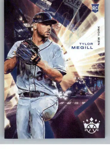 Tylor Megill 2022 Panini Diamond Kings baseball card with original gloss NM-MT RC Rookie