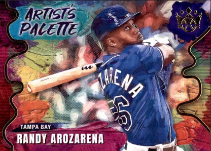 2022 Panini Diamond Kings Artists Palette Randy Arozarena baseball card Tampa Bay Rays