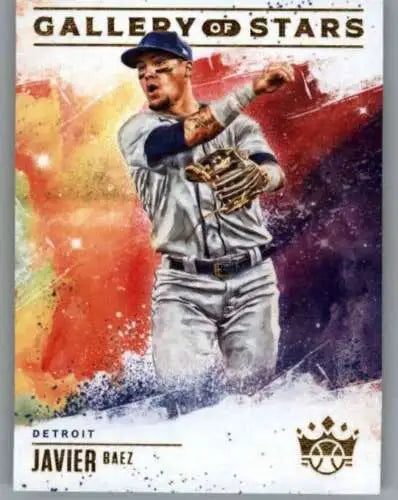 Javier Baez baseball card from 2022 Panini Diamond Kings Gallery of Stars NM-MT