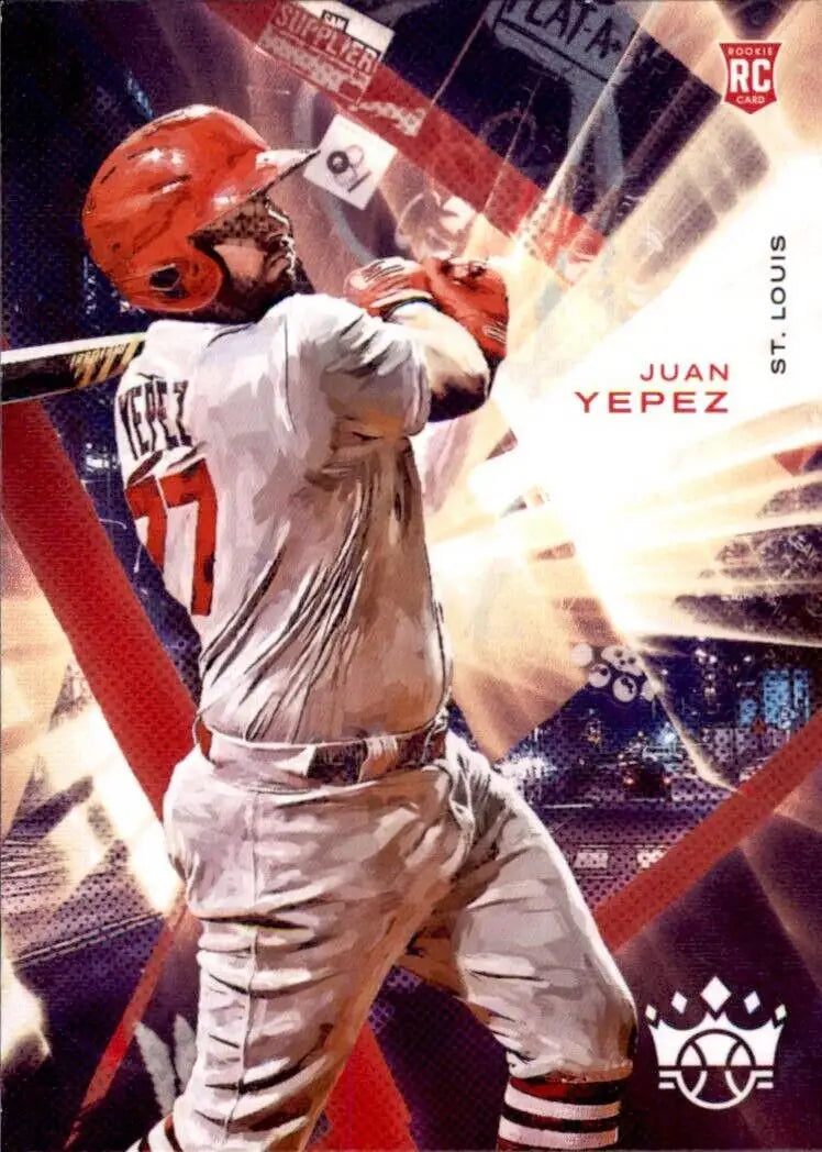 Juan Yepez Rookie Card from 2022 Panini Diamond Kings St. Louis Cardinals collection