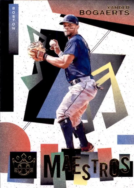 2022 Panini Diamond Kings Maestros Xander Bogaerts Baseball Card for Boston Red Sox