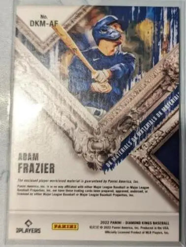 Adam Frazier 2022 Panini Diamond Kings Materials baseball card original gloss NM-MT