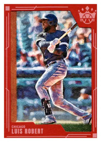 Luis Robert 2022 Panini Diamond Kings Red Frame baseball card original gloss NM-MT