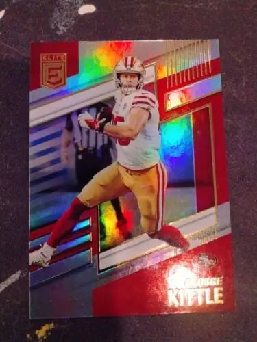 George Kittle football card from 2022 Panini Donruss Elite - #49 collectible item