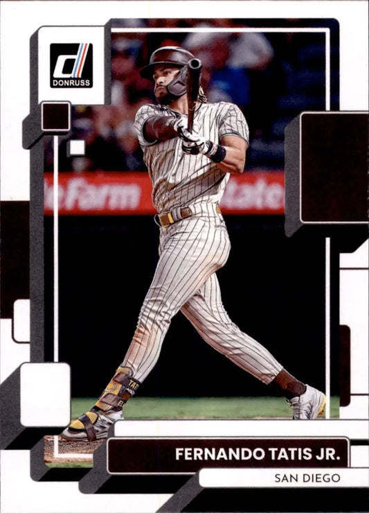 Fernando Tatis Jr. 2022 Panini Donruss baseball card San Diego Padres #82