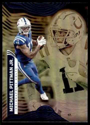 Michael Pittman Jr. football card from 2022 Panini Illusions Retail in NM-MT condition