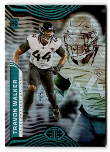 Travon Walker football card from 2022 Panini Illusions Retail with original gloss finish