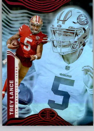 Trey Lance Football Card from 2022 Panini Illusions Retail featuring original gloss finish